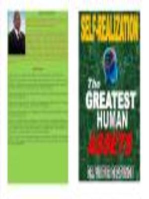 cover image of SELF-REALIZATIONS THE GREATEST HUMAN ASSETS
